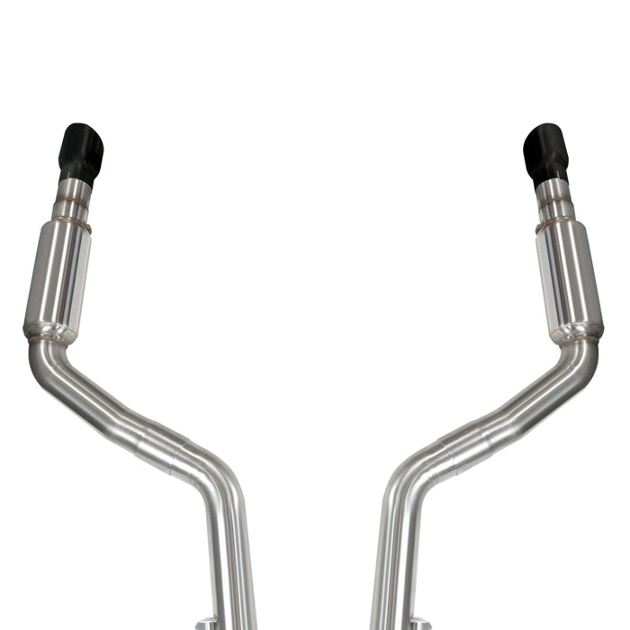 Kooks 2015+ Dodge Charger 3in OEM Style Cat-Back Exhaust w/ 4in Black Slash Cut Tips