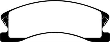 EBC 99-04 Jeep Grand Cherokee 4.0 (Akebono) Yellowstuff Front Brake Pads