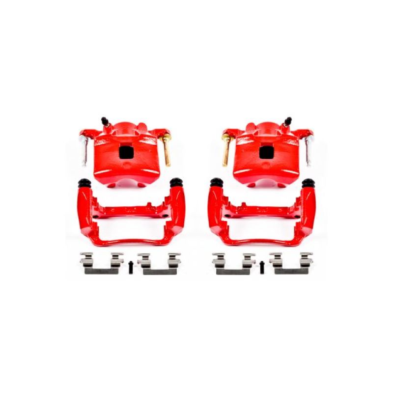 Power Stop 2007 Chevrolet Cobalt Front Red Calipers w/Brackets - Pair