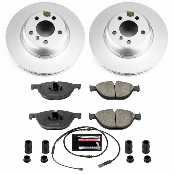 Power Stop 12-13 BMW 528i Front Z23 Evolution Sport Coated Brake Kit