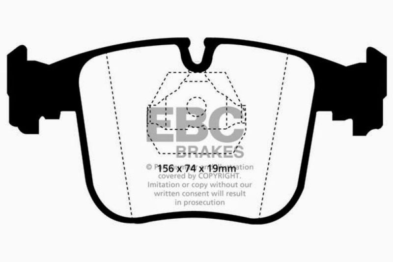 EBC 91-93 BMW 850 5.0 Greenstuff Front Brake Pads