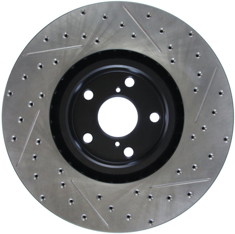 StopTech 14 Lexus IS Slotted & Drilled Front Right Rotor
