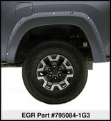EGR 16+ Toyota Tacoma w/Mudflap Bolt-On Look Color Match Fender Flares - Set - MagneticGray
