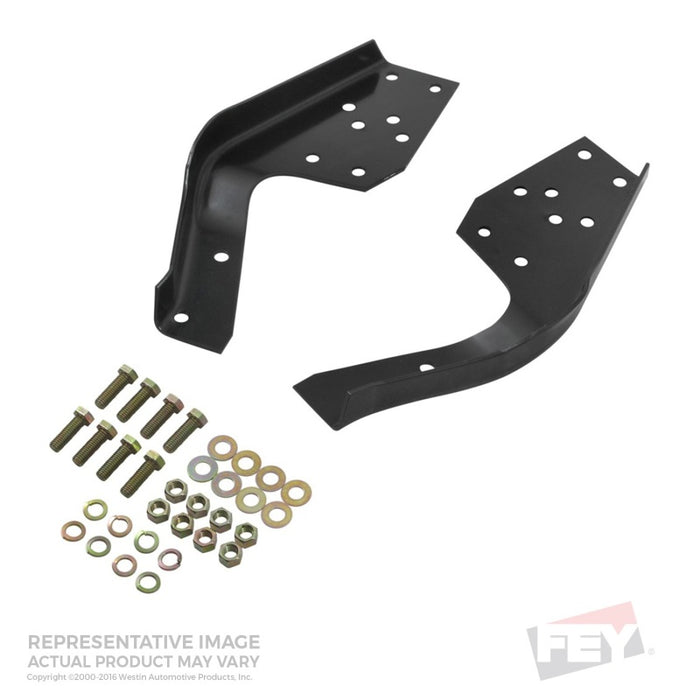 Westin/Fey 86-93 Mazda Pickup Universal Bumper Mount Kit - Black