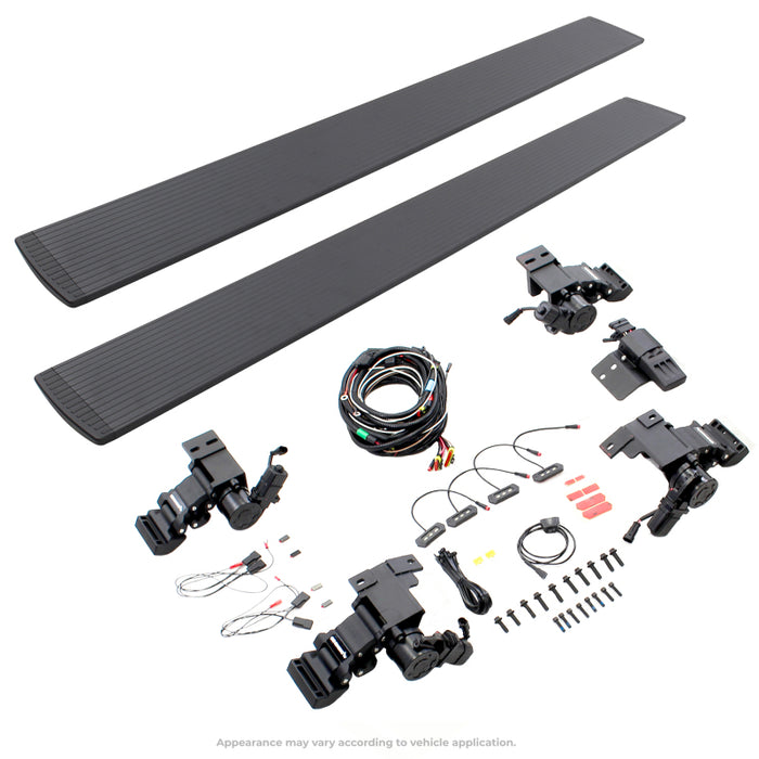 RealTruck 21-24 Ford Bronco 4dr VoltStep Electric Running Board Kit (No Drill) - Tex. Blk