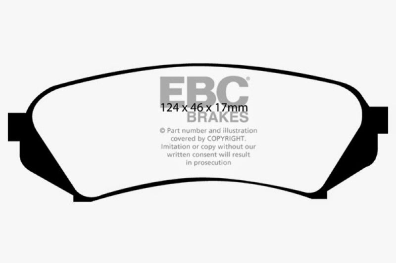 EBC 98-07 Lexus LX470 Bluestuff Rear Brake Pads