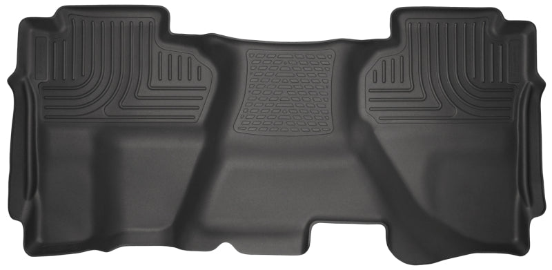 Husky Liners 07-13 Chevrolet Silverado 1500 Ext Cab WeatherBeater Black 2nd Seat Floor Liners