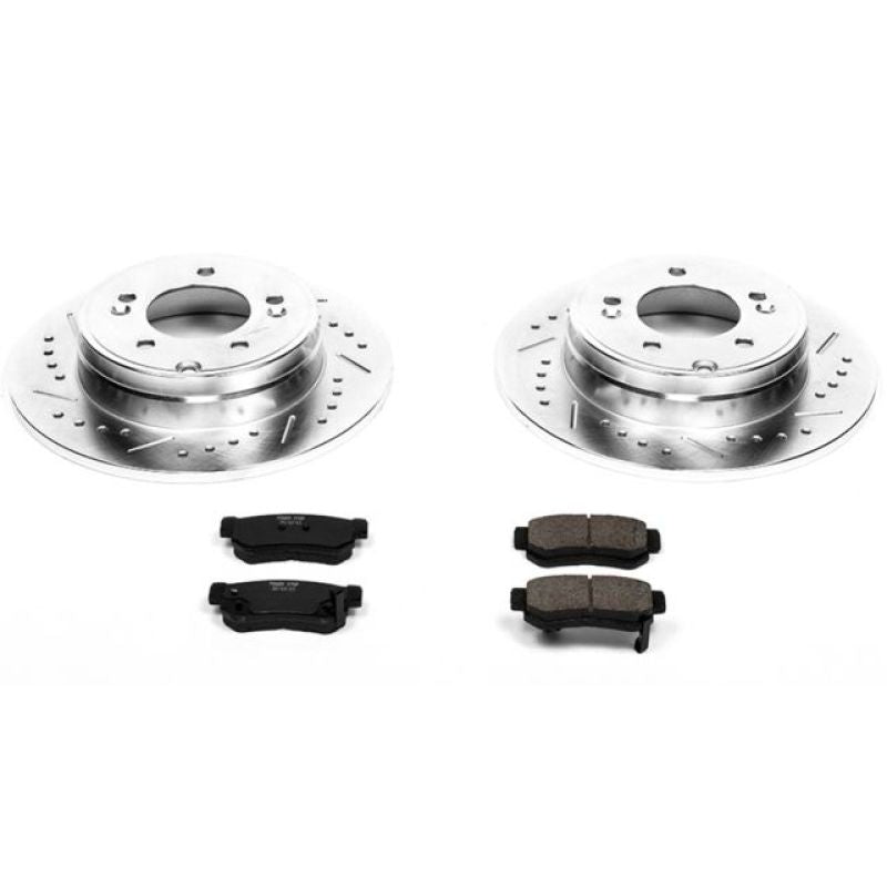 Power Stop 06-08 Hyundai Sonata Rear Z23 Evolution Sport Brake Kit