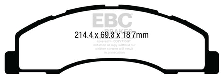 EBC 08+ Ford Econoline E150 4.6 Greenstuff Front Brake Pads