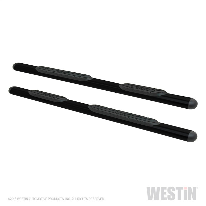 Westin Premier 4 Oval Nerf Step Bars - 85 in - Black