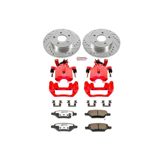 Power Stop 05-07 Chevrolet Cobalt Rear Z26 Street Warrior Brake Kit w/Calipers