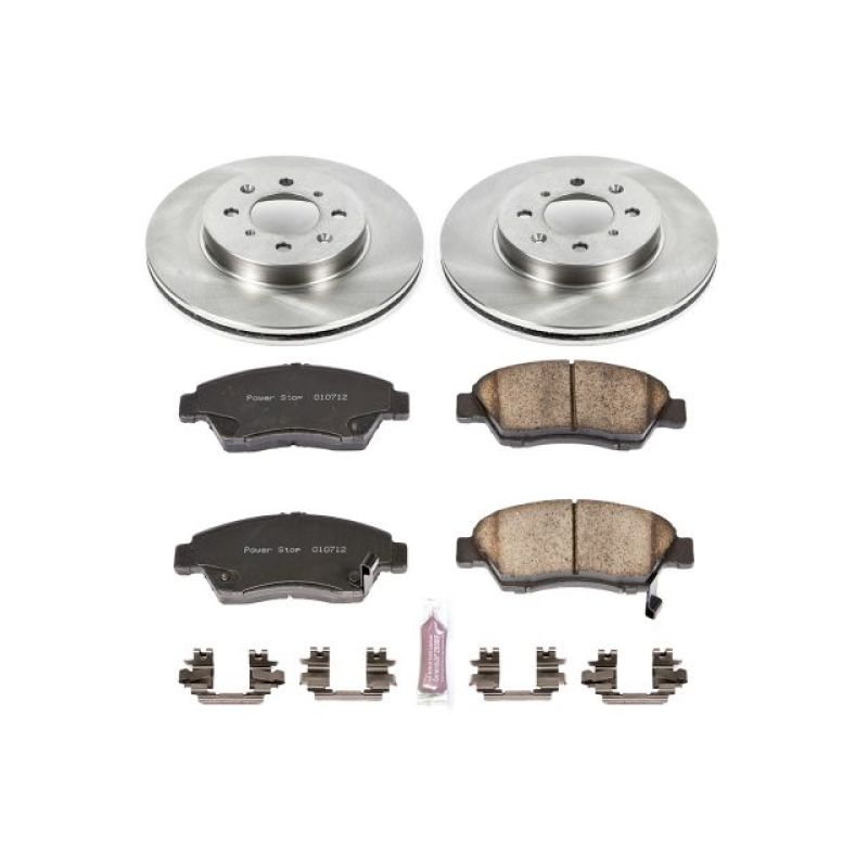 Power Stop 93-95 Honda Civic Front Autospecialty Brake Kit