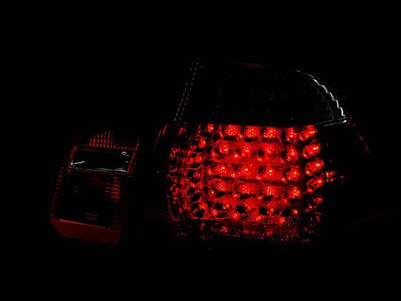 ANZO 1999-2001 BMW 3 Series E46 LED Taillights Red/Clear 4pc