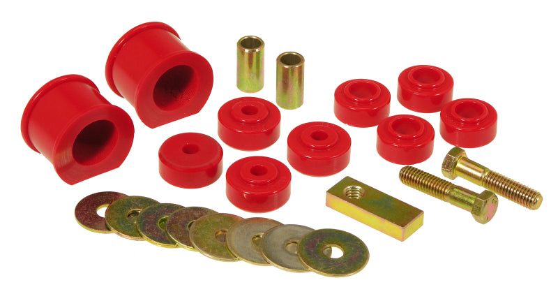 Prothane 76-89 Chrysler Front Sway Bar Bushings - 1 1/8in - Red