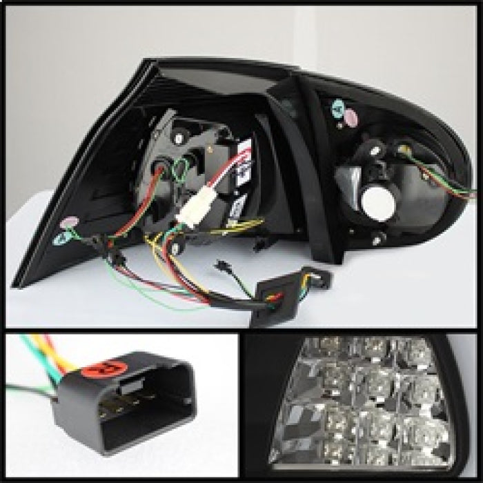 Spyder Volkswagen Golf V 06-09 LED TURN SIGNAL LED Tail Lights Black ALT-YD-VG03-LED-BK