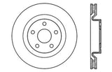 StopTech 08-09 Pontiac G8 Slotted & Drilled Front Left Rotor