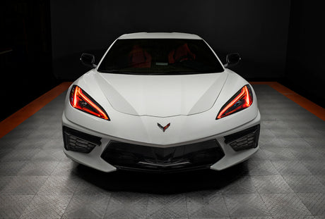 Oracle 20-21 Chevy Corvette C8 RGB+A Headlight DRL Kit - ColorSHIFT w/ Simple Cntrl