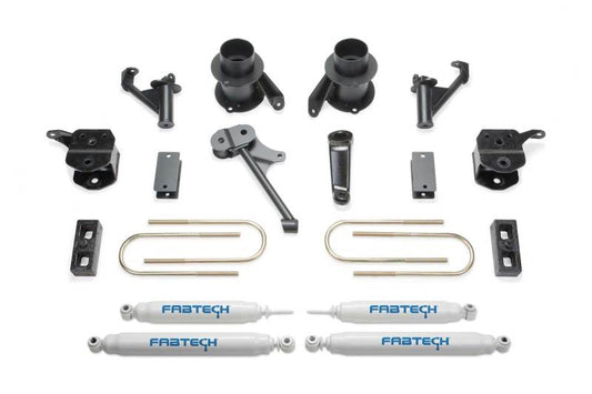 Fabtech 13-18 Ram 3500 4WD w/Factory Radius Arms 5in Basic System w/Perf. Shocks