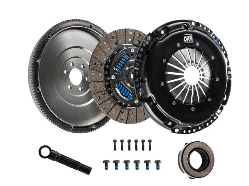 DKM Clutch 2.0 VW/Audi A3 TSI 8 Bolt Sprung Organic MB Clutch w/Steel Flywheel (440 ft/lbs Torque)