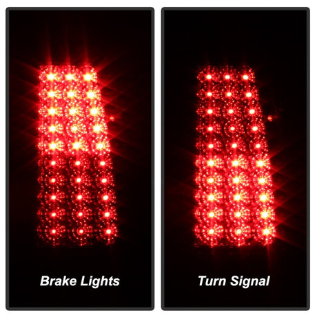 xTune Chevy Silverado 1500/2500/3500 99-02 99-03 LED Tail Lights Smoke ALT-ON-CS99-LED-SM
