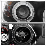 Spyder BMW E90 3-Series 06-08 Projector LED Halo Amber Reflector Rplc Bulb Blk PRO-YD-BMWE9005-AM-BK