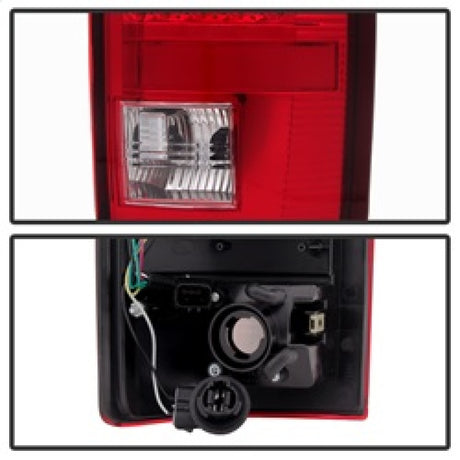 xTune Dodge Ram 02-06 1500 / Ram 2500/3500 03-06 LED Tail Light Red Clear ALT-JH-DR02-LED-RC