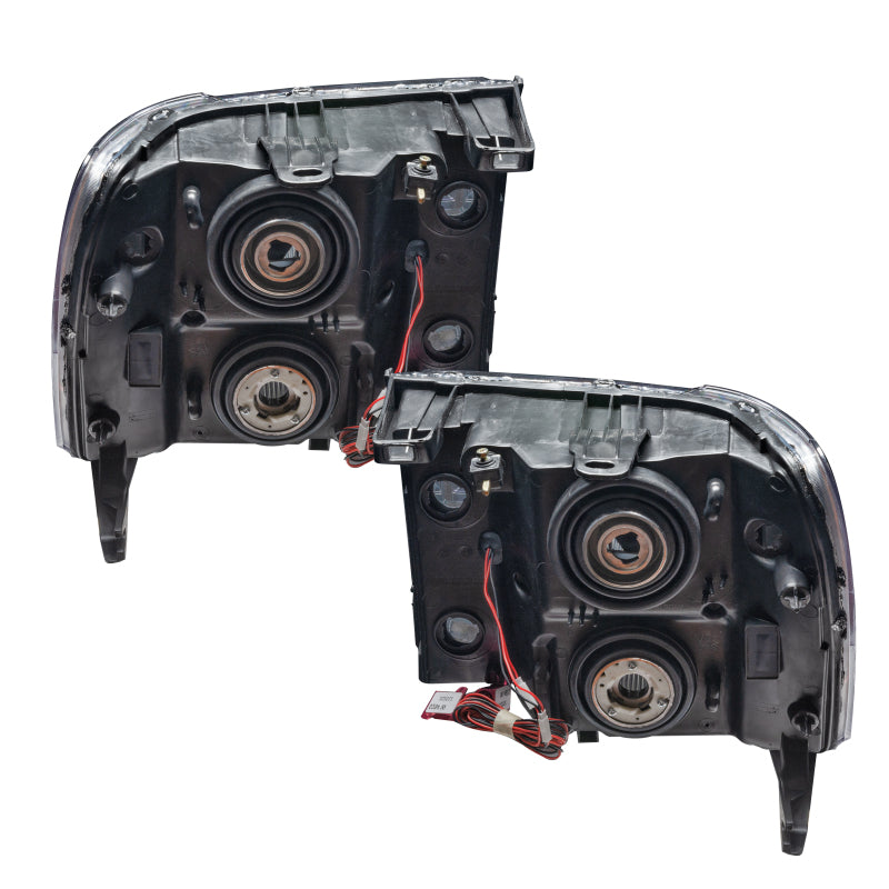 Oracle Lighting 07-13 GMC Sierra Pre-Assembled LED Halo Headlights - Blue