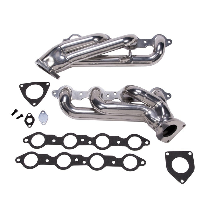 BBK 99-04 GM Truck SUV 6.0 Shorty Tuned Length Exhaust Headers - 1-3/4 Silver Ceramic