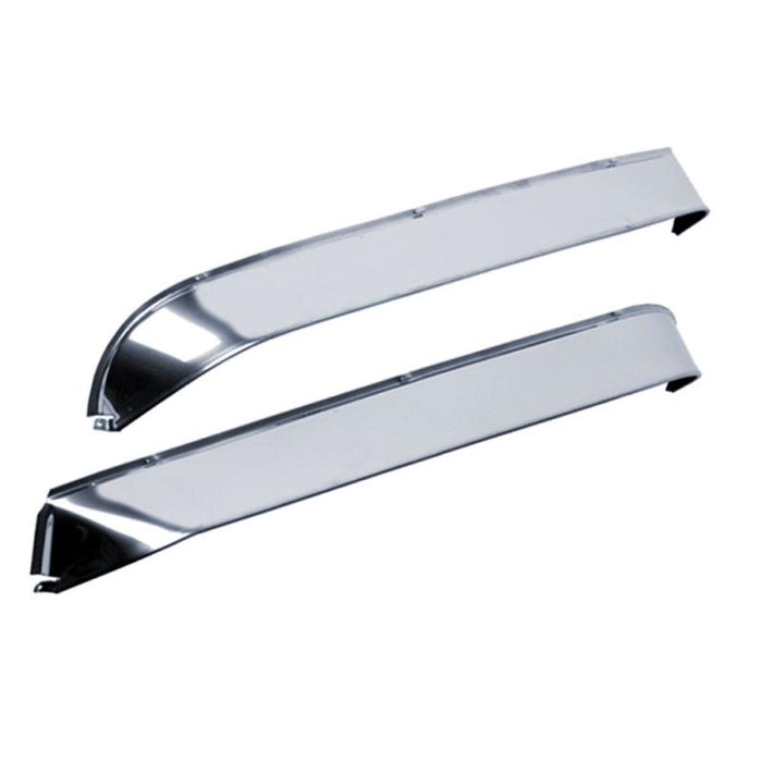 AVS 64-66 Chevy CK Ventshade Window Deflectors 2pc - Stainless