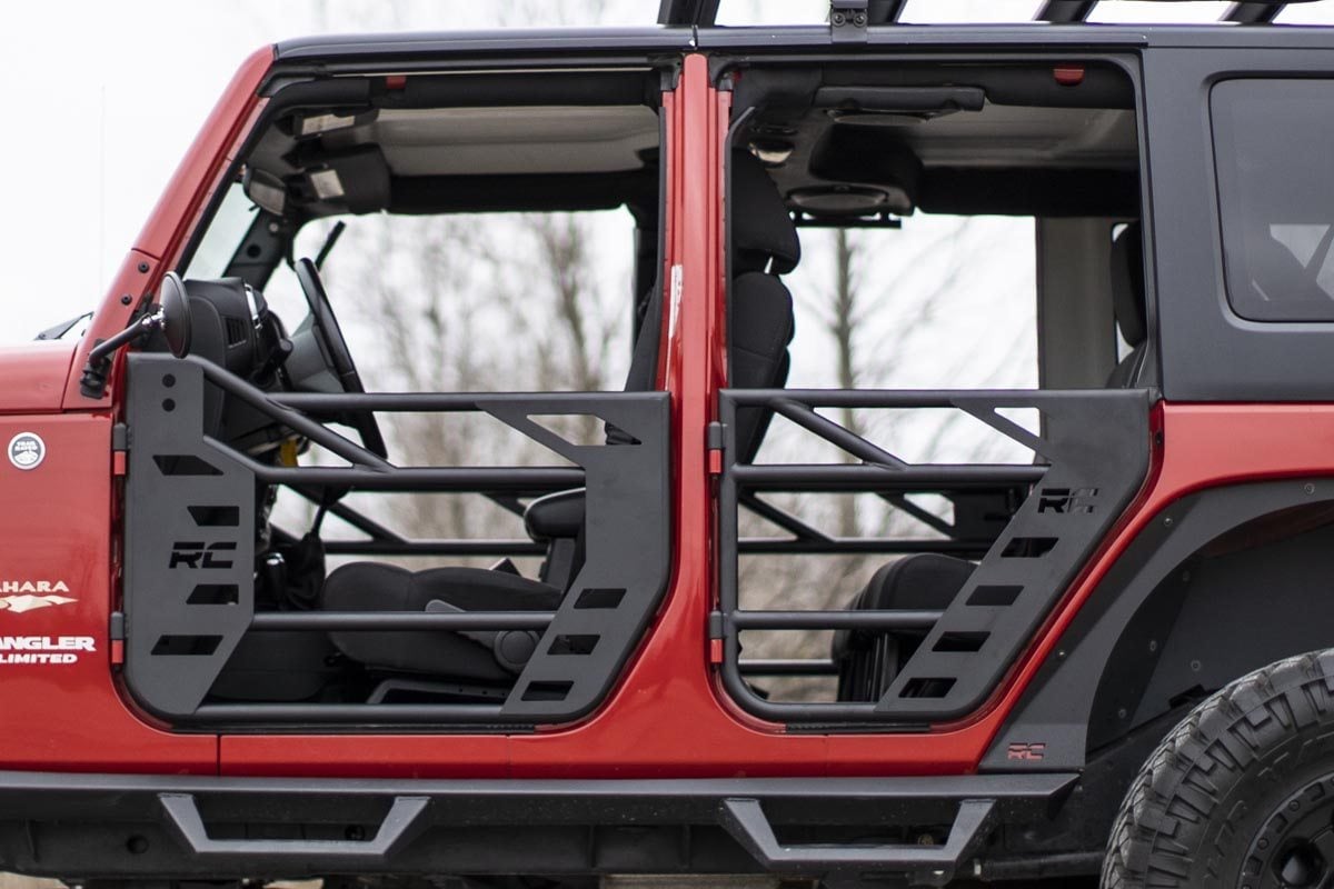 Tubular Doors | Rear | Jeep Wrangler JK/Wrangler Unlimited  (07-18)