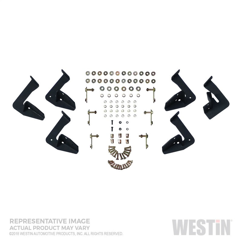 Westin/HDX 15-21 Chevrolet/GMC Colorado/Canyon Ext. Cab HDX SS Drop Nerf Step Bars - Textured Black