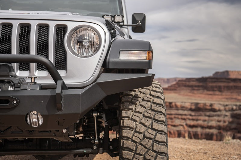 Rugged Ridge HD Bumper Full Width Front 07-18 Jeep Wrangler JK 18-20 Jeep Wrangler JL 2020 JT