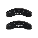 MGP 4 Caliper Covers Engraved Front & Rear RT1-Truck Red finish silver ch