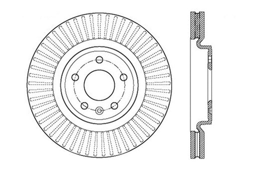 StopTech Drilled Sport Brake Rotor