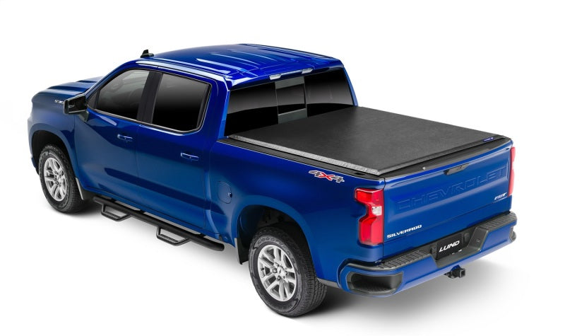 Lund 19-23 Ford Ranger (5ft Bed) Genesis Roll Up Tonneau Cover - Black