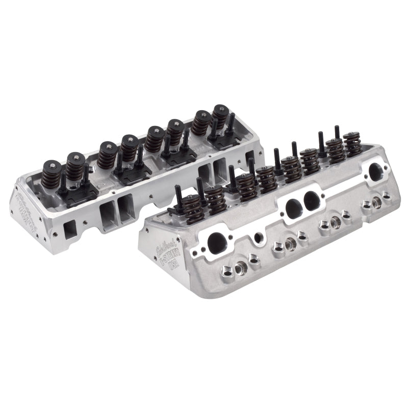 Edelbrock Cylinder Head E-Street SB Chevrolet 64cc (Complete Pair)