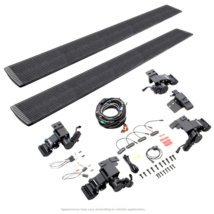 RealTruck 09-14 Ford F-150 Crew Cab 4dr VoltStep Electric Running Board Kit - Bedliner Coating