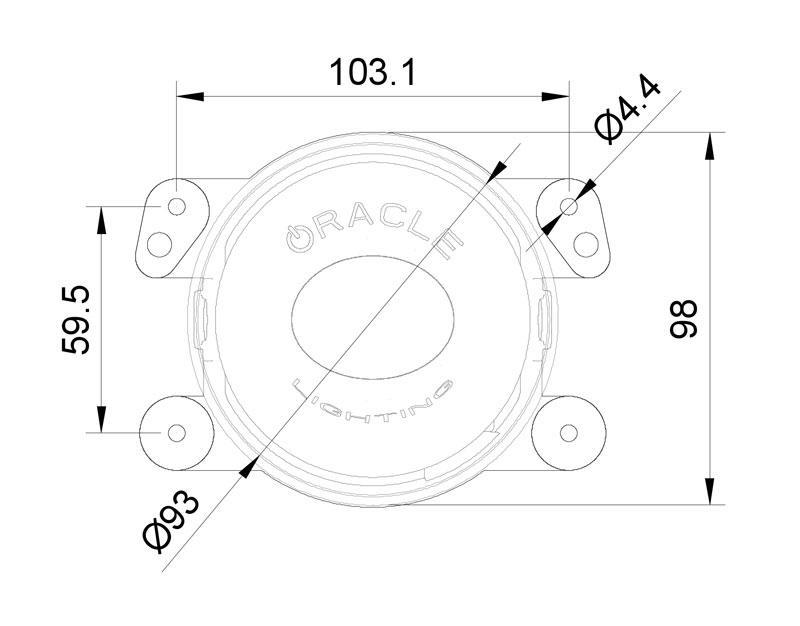 Oracle Jeep Wrangler JK/JL/JT High Performance W LED Fog Lights SEE WARRANTY