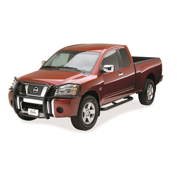 Westin 2004-2015 Nissan Titan Ext/King Cab Signature 3 Nerf Step Bars - Black