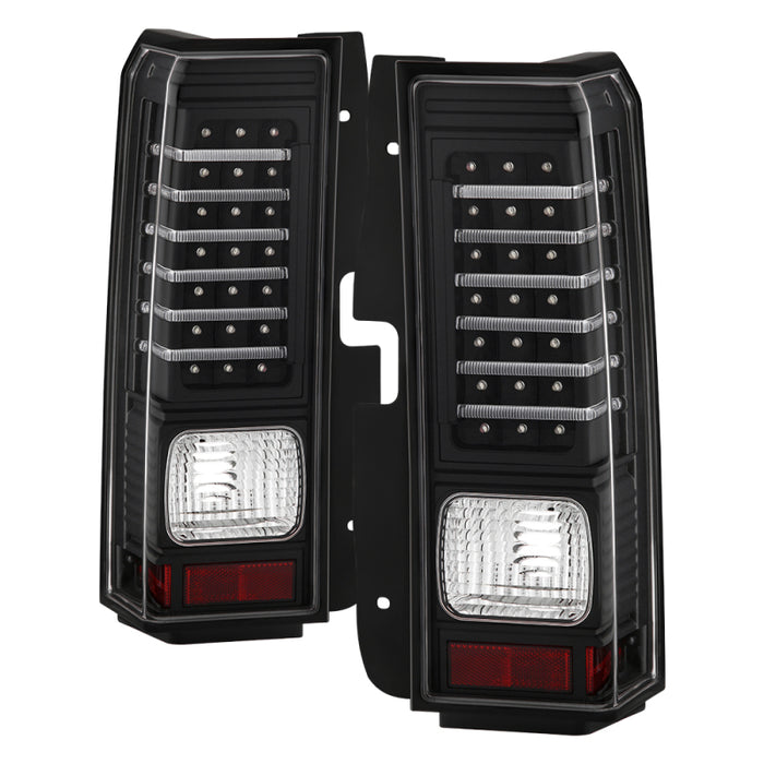 Xtune Hummer H3 06-09 ( Non H3T ) LED Tail Lights Black ALT-ON-HH306-LED-BK