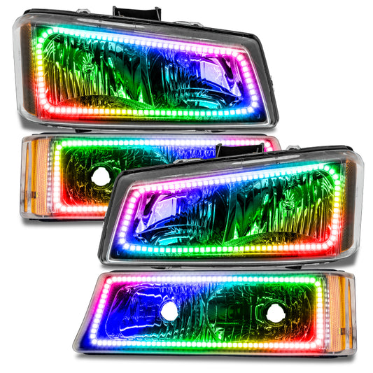 Oracle 03-06 Chevy Silverado Pre-Assembled Headlights w/ Parking Lights - w/o Cntrl SEE WARRANTY