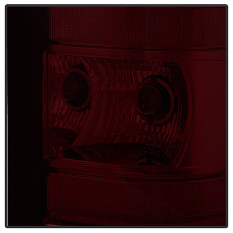 xTune GMC Sierra 2007-2013 OEM Style Tail Light Red Smoked ALT-JH-GS07-OE-RSM