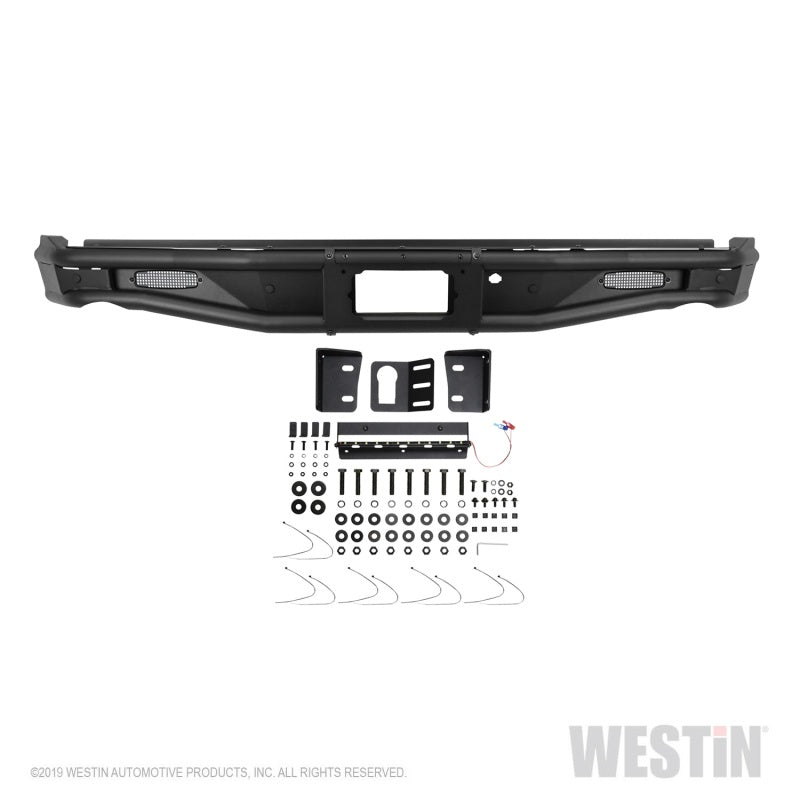 Westin 17-20 Ford F-150 Raptor Outlaw Rear Bumper - Tex. Blk