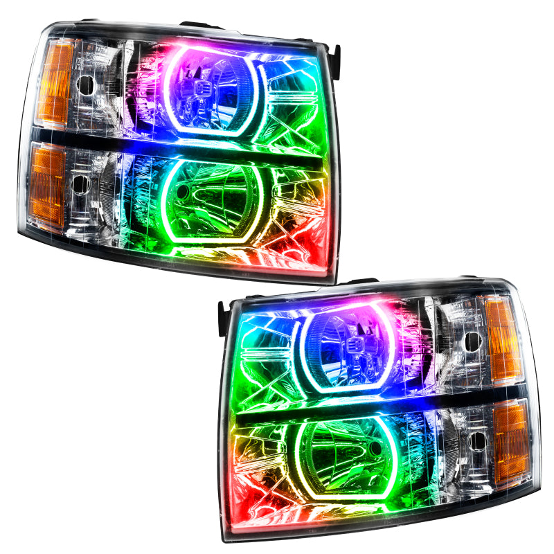 Oracle 07-13 Chevrolet Silverado SMD HL - Square Style - ColorSHIFT w/ 2.0 Controller