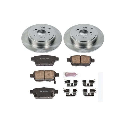 Power Stop 06-14 Honda Ridgeline Rear Autospecialty Brake Kit