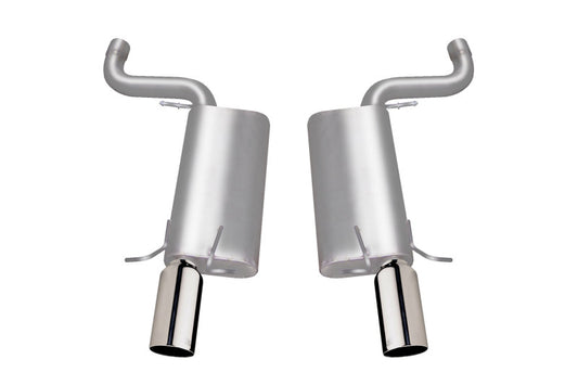 Gibson 06-08 Cadillac STS V 4.4L 2.5in Axle-Back Dual Exhaust - Stainless