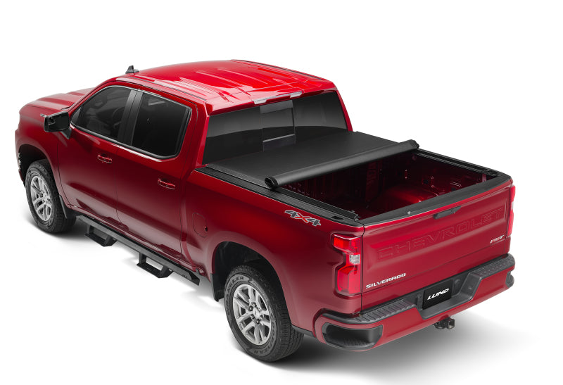 Lund 99-07 Chevy Silverado 1500 (6.5ft. Bed) Genesis Roll Up Tonneau Cover - Black