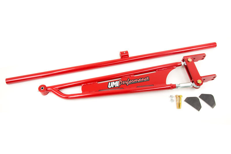 UMI Performance 82-02 GM F-Body Weld In Mild Steel Torque Arm Straight Crossmember - Red