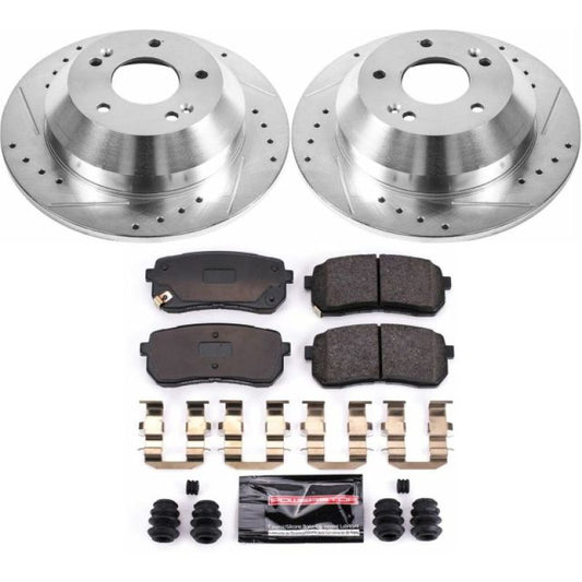 Power Stop 15-19 Kia Sedona Rear Z23 Evolution Sport Brake Kit