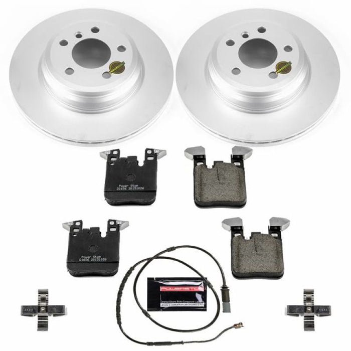 Power Stop 17-19 Buick LaCrosse Rear Z17 Evolution Geomet Coated Brake Kit